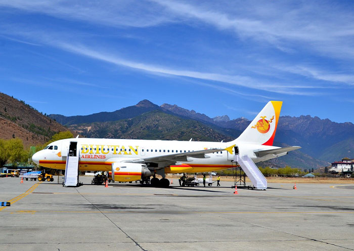 不丹航空飞机