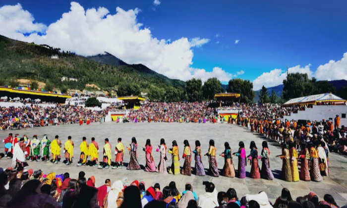 不丹戒楚节表演
